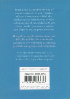 The Little Book of Inner Peace - Ashley Davis Bush. 96 sider. ISBN NR. 978-185675-367-8 Simple practices for less angst, more calm
