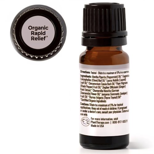 Alternative view of Rapid Relief eterisk oljeblanding - økologisk 10 ml. / Plant Therapy