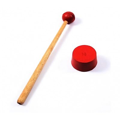 Stemmegaffel og sangskålaktivator + gummihammer