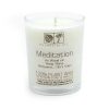 Meditasjon - naturlig vokslys med duften av Ho-treolje, Ylang-ylang, Bergamott og Muskatellsalvie