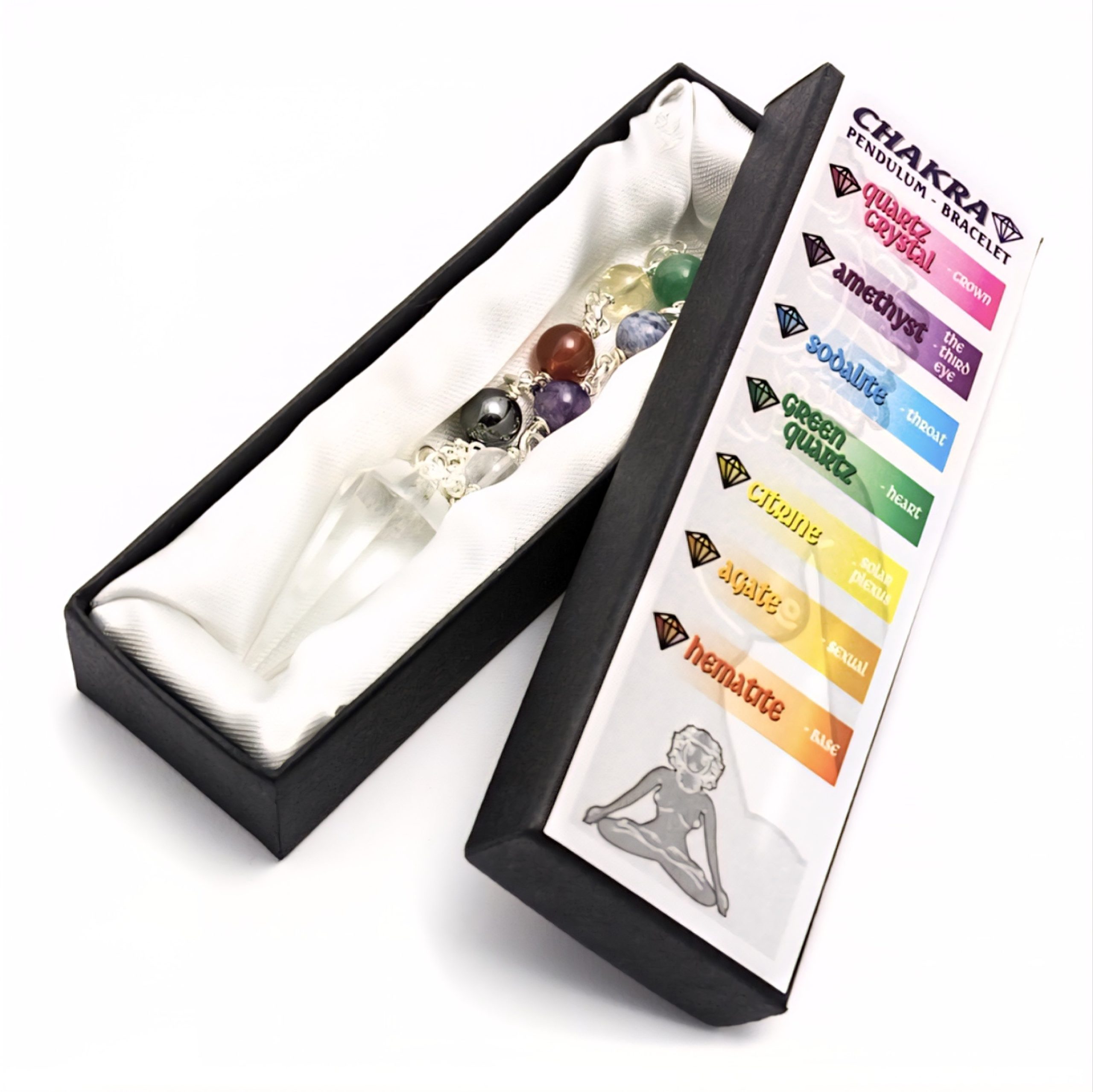 Chakrapendel - Klar Bergkrystall - Bilde 2