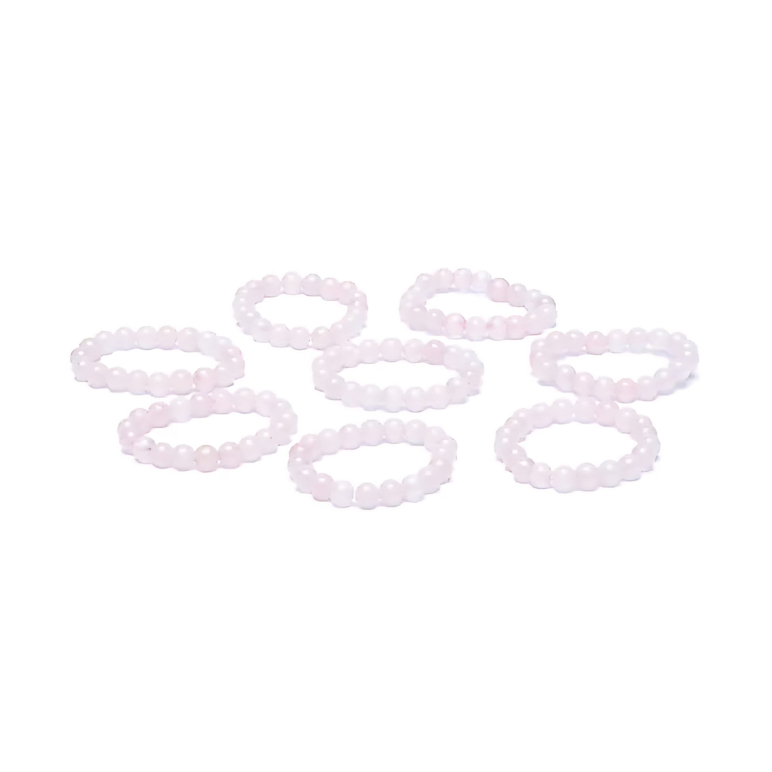 Rosenkvarts ring - elastikk - Bilde 2