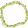 Peridot krystall armbånd