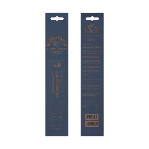 Sandeltre - Herb & Earth Bamboo Incense (20 Sticks)