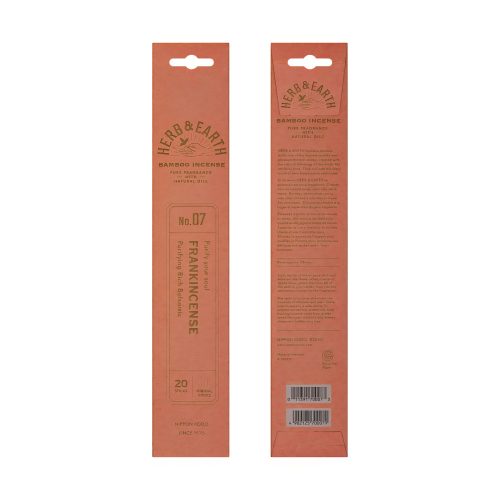 Frankincense - Herb & Earth Bamboo Røkelse (20 Sticks)