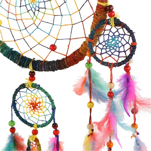 Alternative view of Drømmefanger hamp regnbue - medium