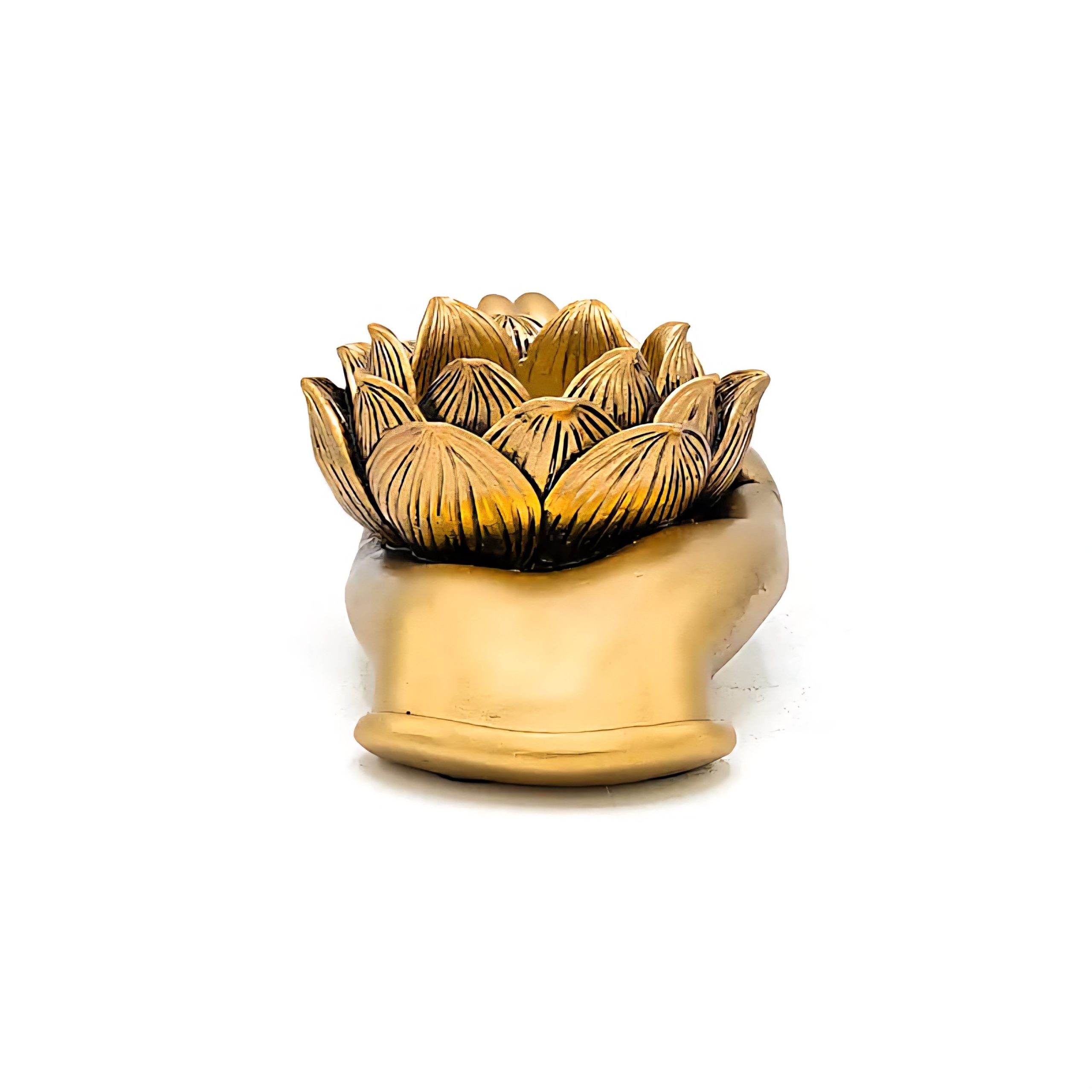 Telysholder Lotus håndgullfarget - Bilde 2