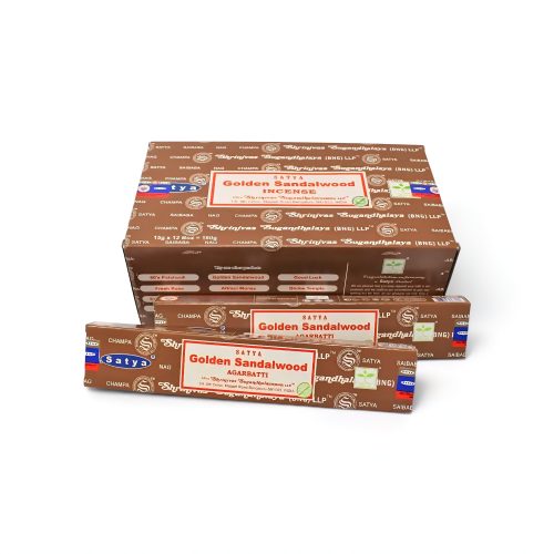 Alternative view of Golden Sandalwood Røkelse fra Satya – 15 g