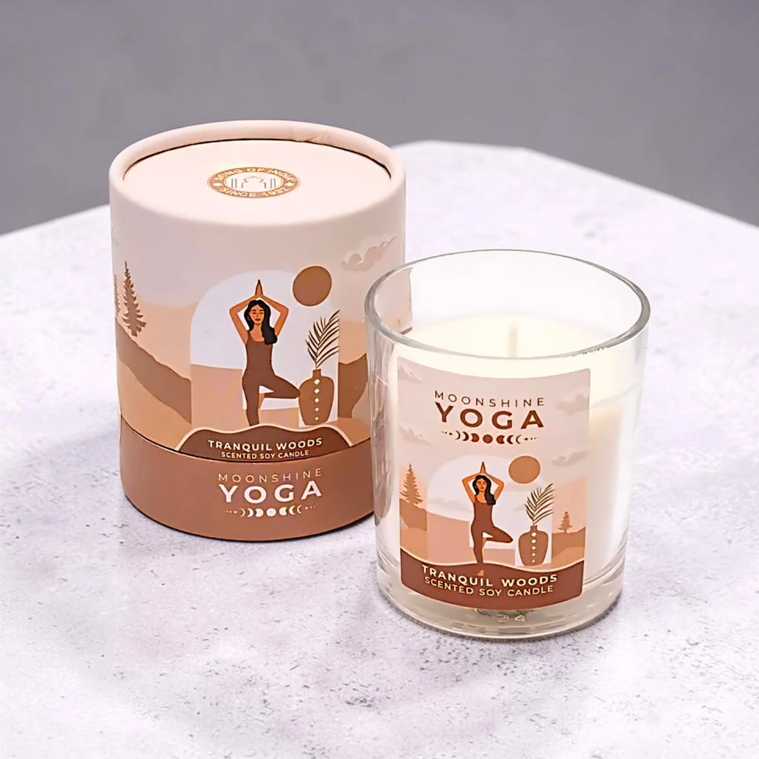 Moonshine Yoga Tranquil Woods soyavokslys – 120 g