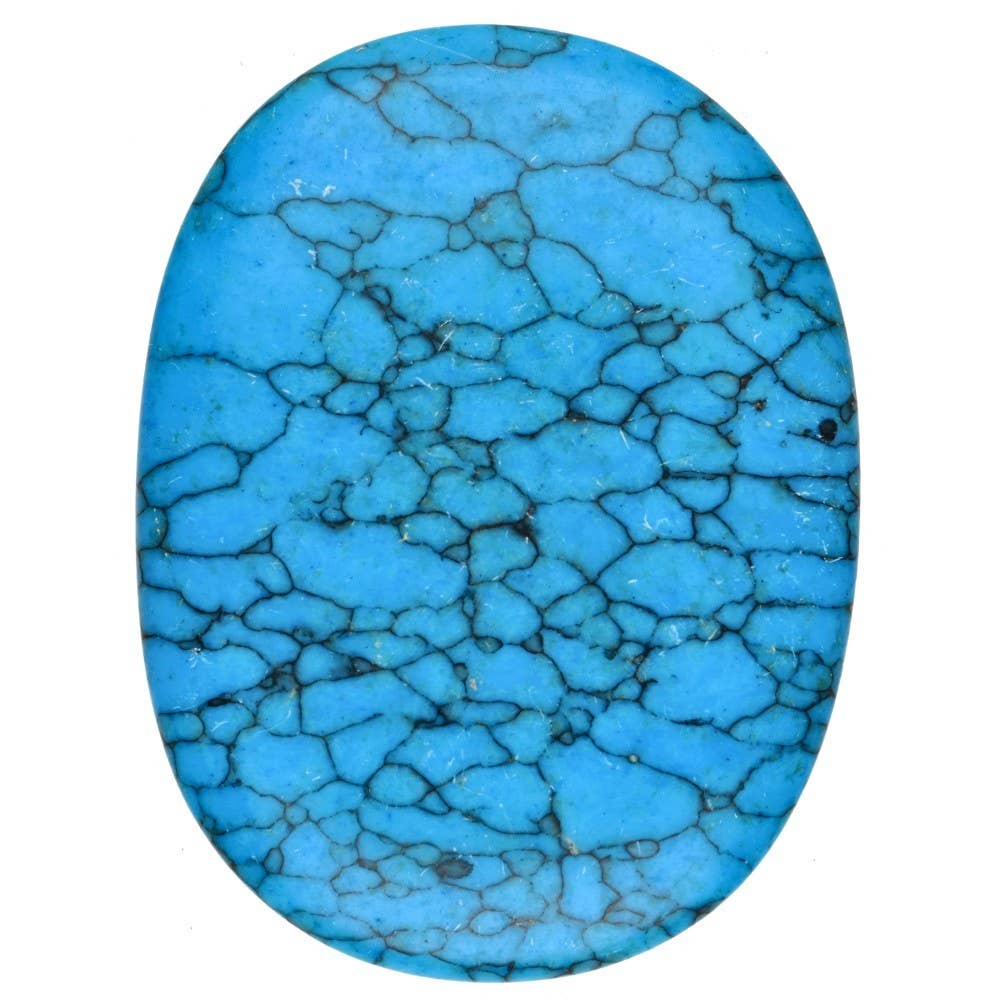 Turkenitt flat tromlet stein
