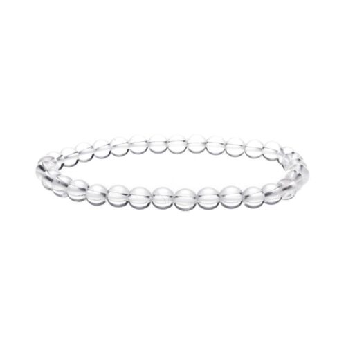 Bergkrystall armbånd 6 mm