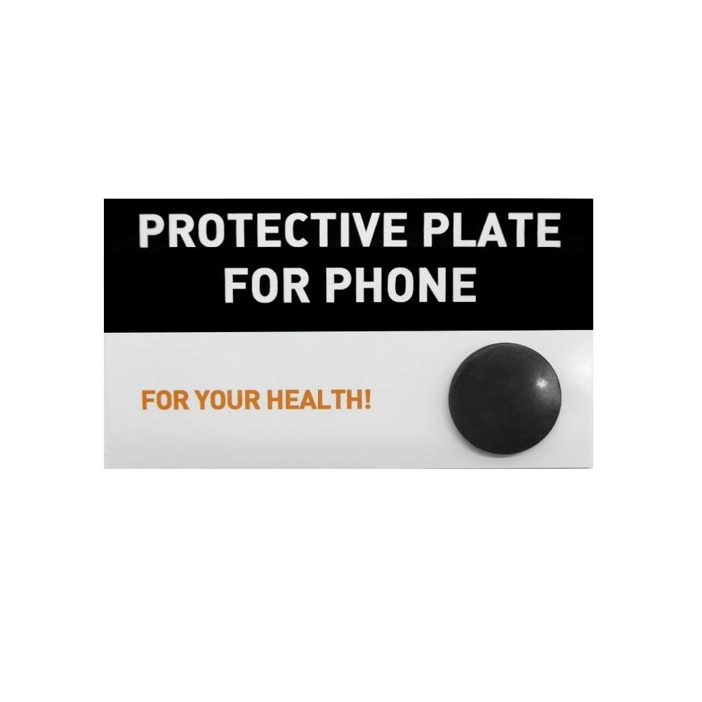 Shungittplate rund – selvklebende