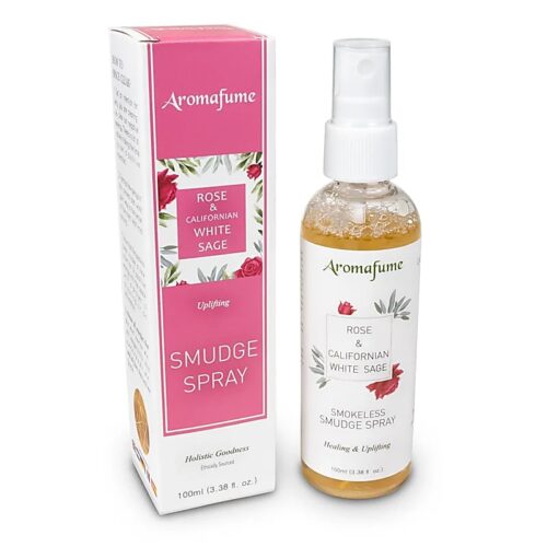 Hvit salvie og rose romspray – Aromafume 100 ml