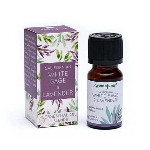Hvit salvie og lavendel oljeblanding – Aromafume 10 ml